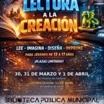 Un taller de la Biblioteca de Montijo combina libros e impresión 3D para acercar la lectura a jóvenes de 12 a 17 años