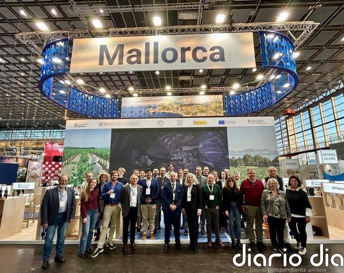 Un total de 14 bodegas mallorquinas participan en el estand del Consell de Mallorca en la feria internacional ProWein