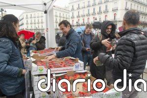 UPA reparte hoy más de 2.000 tarrinas de fresa de Huelva en Sol (Madrid) para poner en valor a agricultores