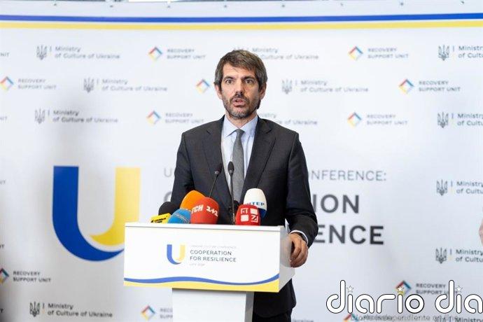 Urtasun participa en el encuentro de ministros internacional 'Cultura para la Resiliencia' y defiende su apoyo a Ucrania