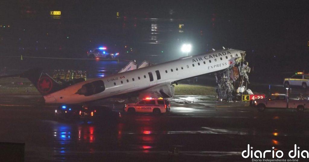 Varios heridos al colisionar un avión con un vehículo en una pista del aeropuerto de LaGuardia de Nueva York