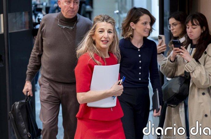 Yolanda Díaz respalda el envío de la fragata española a Chipre, al ser una misión defensiva y en el marco de la UE