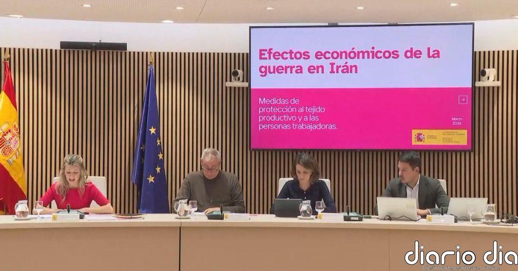 Yolanda Díaz se reúne con los agentes sociales para tratar sobre el despliegue del escudo laboral si fuera necesario