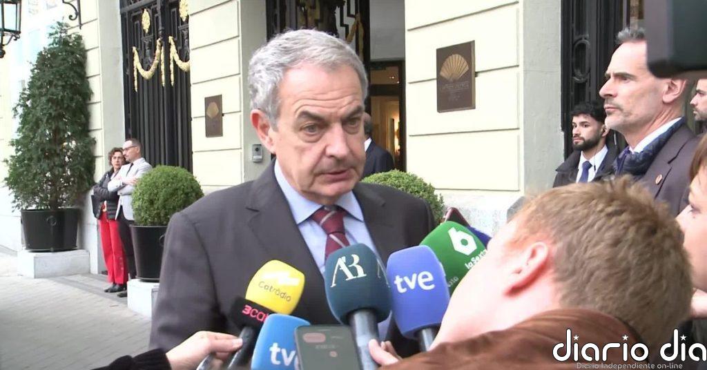 Zapatero: “El presidente Sánchez ha sido muy coherente”