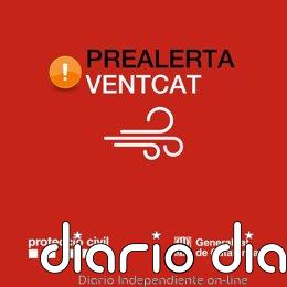 4 comarcas de Tarragona y Girona podrán superar vientos de 108 km/h este lunes