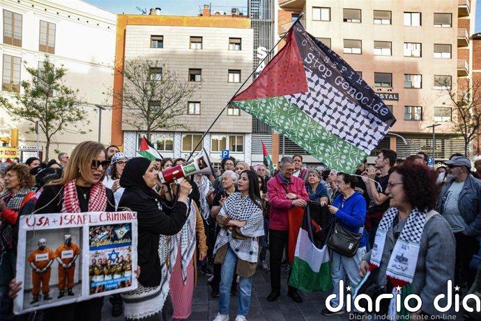 400 manifestantes en Barcelona para exigir la liberación de la Flotilla a Gaza y la condena de la UE