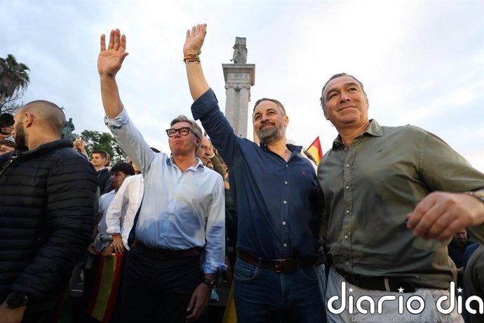 Abascal pide "un gran respaldo" para cambiar las cosas "de verdad" en Andalucía: "Con Vox sí se puede"