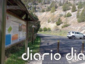 Abierto al tráfico el camino de acceso a Monumento Natural de La Fuentona de Soria tras finalizar la pavimentación