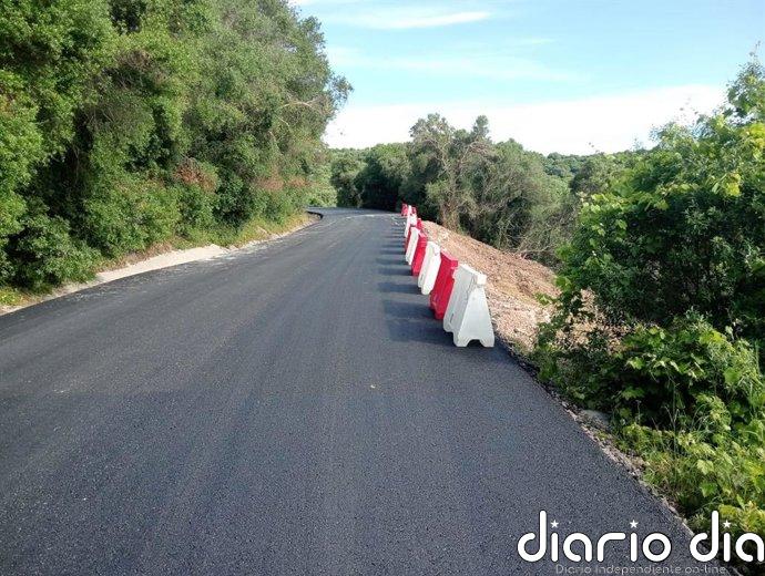 Abre al tráfico la carretera Estación de San Roque-Los Barrios tras la reparación emprendida por Diputación de Cádiz