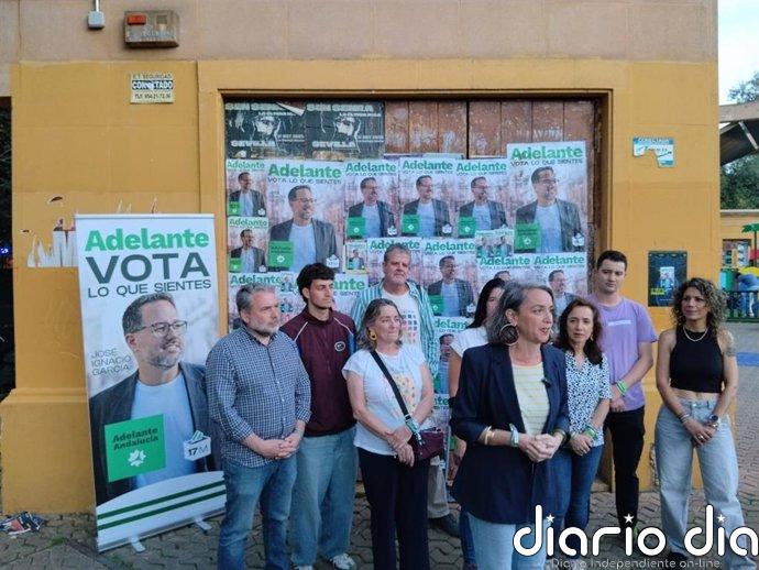 Adelante arranca en Sevilla su campaña llamando a "votar con el corazón" para que "Andalucía vuelva a ser lo que fue"