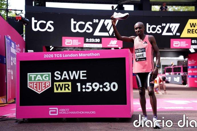 Adidas celebra en la Bolsa de Fráncfort el histórico éxito de sus atletas en el maratón de Londres