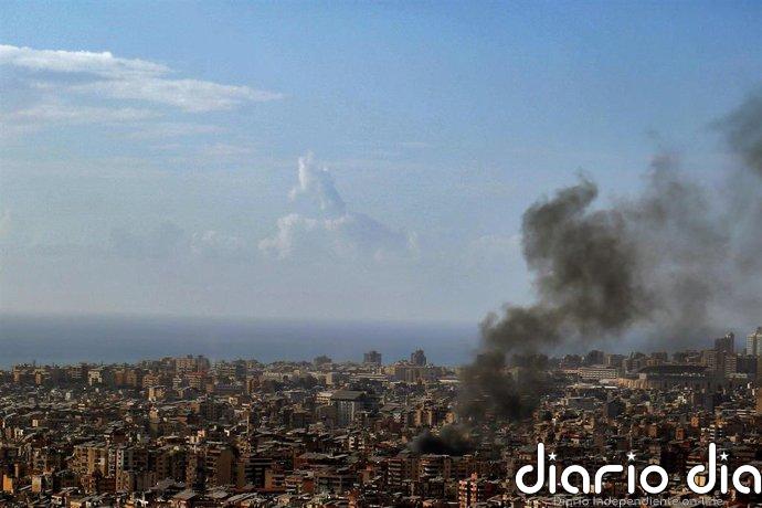 Al menos tres muertos y tres heridas en un bombardeo israelí al este de Beirut