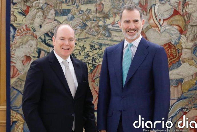 Alberto de Mónaco invita a Felipe VI al quinto centenario de la visita de Carlos I al Principado, en 2029