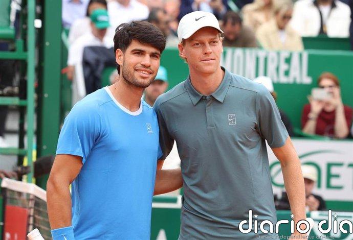 Alcaraz cede a Sinner el título de Montecarlo y el número uno