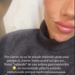 Alejandra Rubio desvela el revés de salud que ha enturbiado su Semana Santa: "No recomiendo pillarla embarazada"