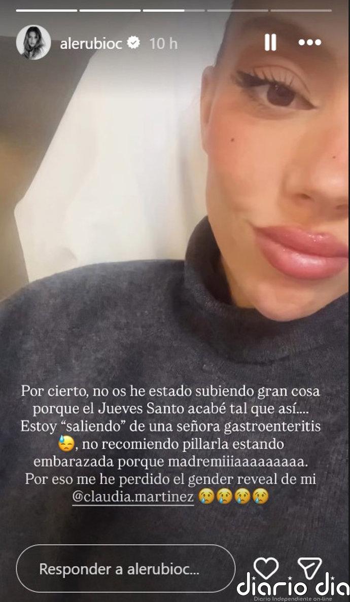 Alejandra Rubio desvela el revés de salud que ha enturbiado su Semana Santa: "No recomiendo pillarla embarazada"