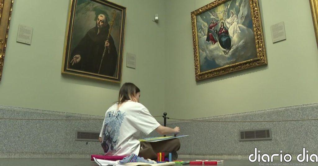 Alumnos de bachillerato se adentran en las salas del Museo del Prado para emular a los grandes maestros