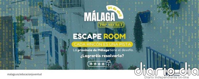 Alumnos de ESO participarán en el escape room virtual 'Málaga Top Secret 3' con motivo del Día de la provincia de Málaga