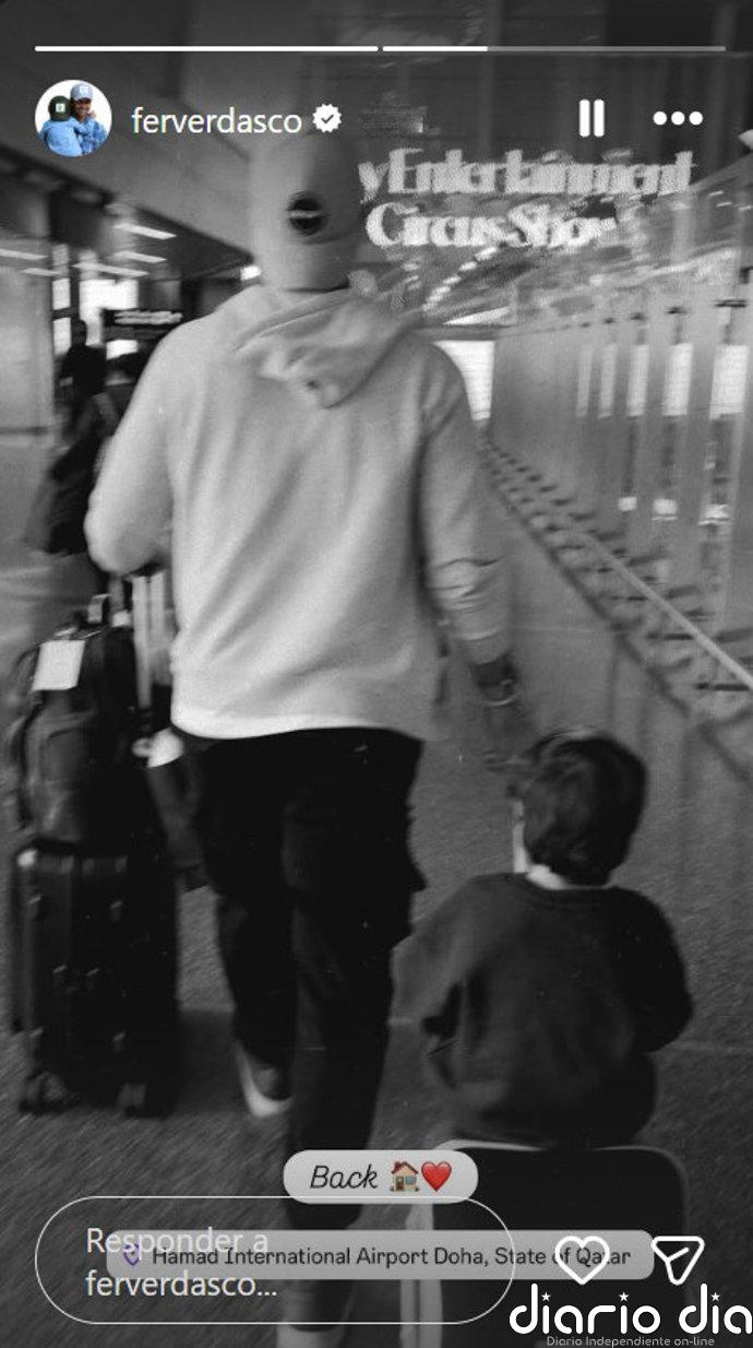 Ana Boyer y Fernando Verdasco vuelven a Doha tras varias semanas refugiándose de la guerra en Madrid