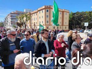 Andalucistas afean la "degradación" de la sanidad pública y se unen a la concentración de Mareas Blancas en Cádiz