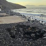 Antigua (Fuerteventura) pide a Costas "intervenir de urgencia" ante los destrozos de Therese en Pozo Negro