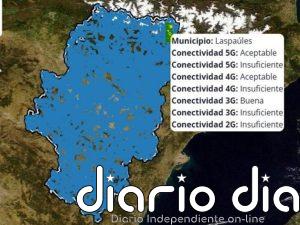 Aragón lanza un mapa que muestra la cobertura móvil real municipio a municipio