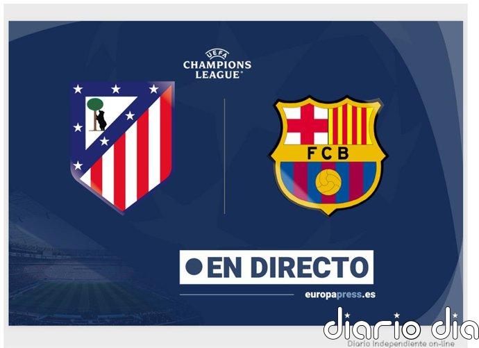 Atlético de Madrid - Barcelona, en directo hoy: sigue el partido de Champions League minuto a minuto