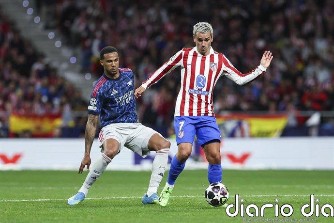 Atlético y Arsenal empatan a casi todo en el Metropolitano