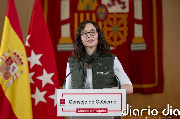 Ayuso asegura que Juan Carlos I tiene "las puertas abiertas" en toda España para "acogerle" tras su aparición en Sevilla