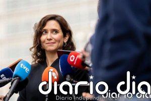 Ayuso celebra el acuerdo entre PP y Vox en Extremadura y pide "ponerse manos a la obra" tras meses de negociación