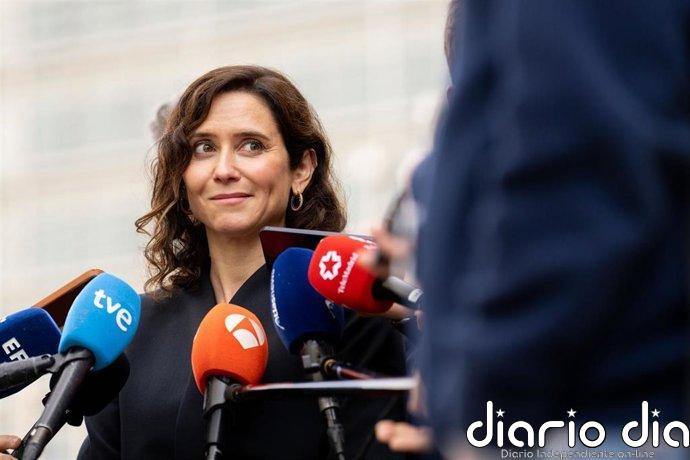 Ayuso celebra el acuerdo entre PP y Vox en Extremadura y pide "ponerse manos a la obra" tras meses de negociación