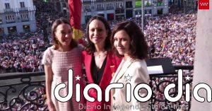 Ayuso dice que Corina Machado "pasará a la historia por ser la primera presidenta de Venezuela"