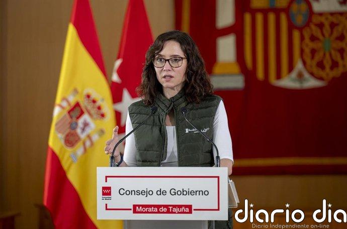 Ayuso lamenta el asesinato de un menor en Villanueva y traslada su pésame a la familia