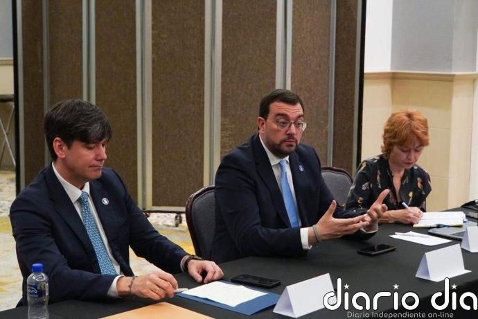 Barbón presenta Asturias en México como una "puerta de entrada a Europa" para la inversión