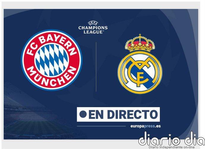 Bayern Munich - Real Madrid, en directo hoy: sigue el partido de Champions League minuto a minuto