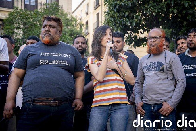 Belarra insta al Gobierno a "poner todos los medios" para que se aplique la regularización extraordinaria de migrantes