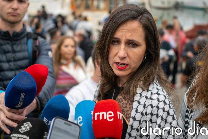 Belarra (Podemos) pide que cese "de una vez por todas la complicidad" de Europa con Israel