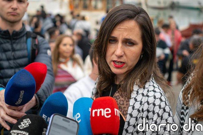 Belarra ve "abiertamente inconstitucional" la prioridad nacional y espera que la Justicia "pare los pies" a PP y Vox