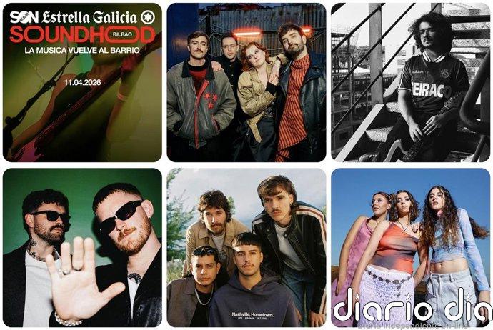 Bilbao se prepara para Soundhood SON Estrella Galicia: la música vuelve a los barrios de la capital vasca este sábado