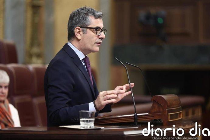 Bolaños acusa al PP de "revolcarse en la xenofobia" con el pacto con Vox en Extremadura y advierte: "Vamos a pararlo"