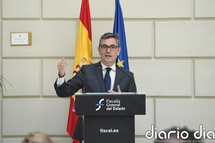 Bolaños anuncia la distribución territorial de las 200 nuevas plazas para fiscales
