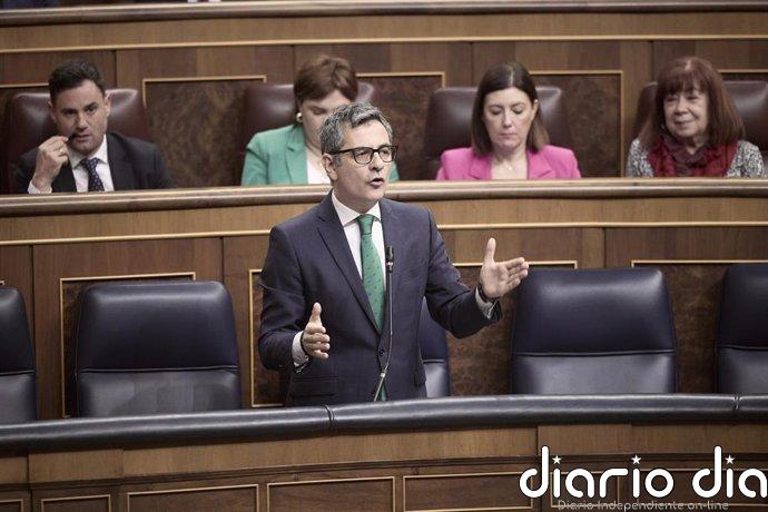 Bolaños asegura que emprenderán acciones legales para impedir los recientes pactos de PP y Vox
