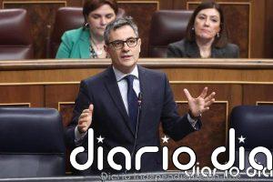 Bolaños dice que "nada hace pensar" que hubiera financiación irregular en el PSOE y que es el momento de la justicia