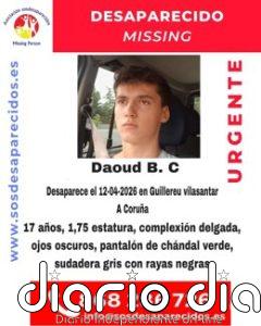 Buscan a un joven de 17 años desaparecido en A Coruña desde el domingo