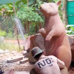 Camboya inaugura una estatua en honor a Magawa, la rata detectora de bombas nacida en Tanzania