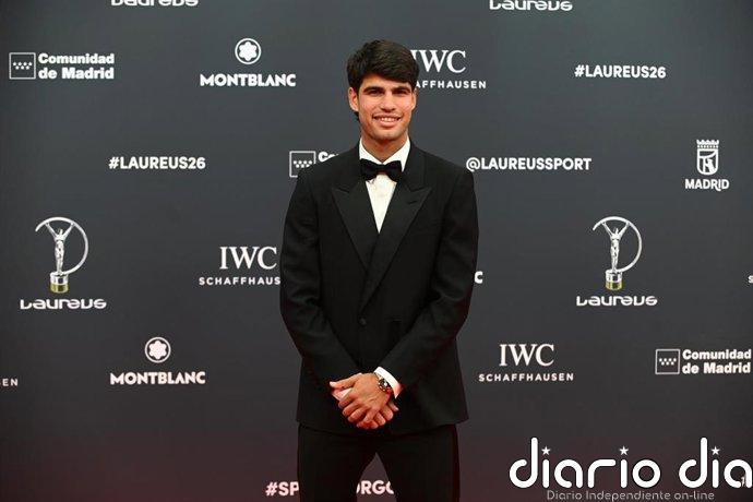 Carlos Alcaraz gana el Premio Laureus al 'Mejor Deportista' de 2025