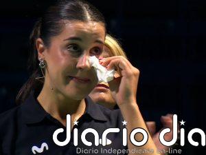 Carolina Marín, emocionada en el homenaje con el que ha cerrado el círculo en su tierra natal