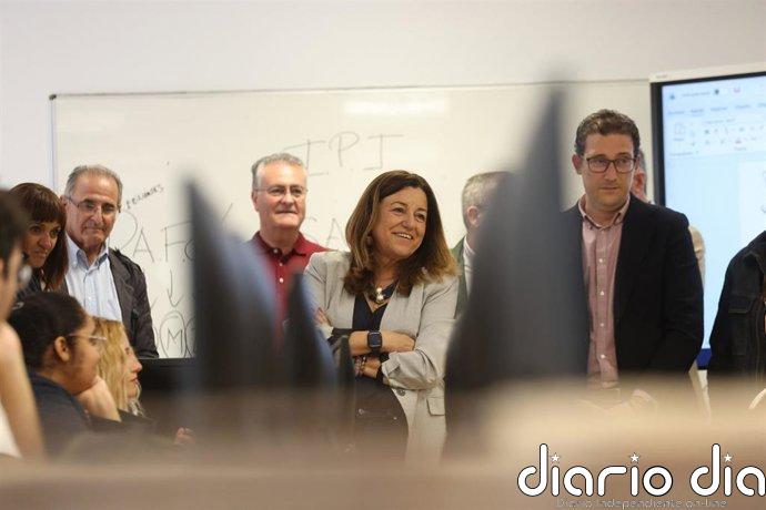 Castillo reivindica en Vícar (Almería) el papel de la FP en la cualificación de los jóvenes y la mejora del empleo