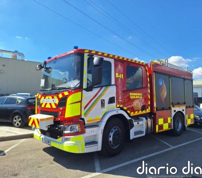 Colapsa el tejado de una vivienda en San Vicente de la Sonsierra tras un incendio