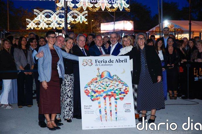 Collboni, Hereu, Menor y Moret abren la 53 Feria de Abril de Catalunya